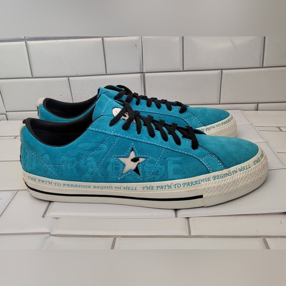 Nwot Converse One Star Pro Sean Pablo The Path To Paradise Begins In Hell Color - Picture 3 of 7